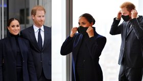 Meghan a Harry vynesli střídmé oblečení, ale šperky měli za miliony.