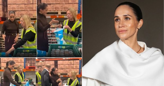 Meghan Markleová s dobrovolnicí, ze které se vyklubala milionářka.