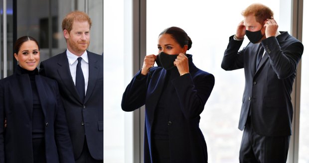 Meghan a Harry vynesli střídmé oblečení, ale šperky měli za miliony.