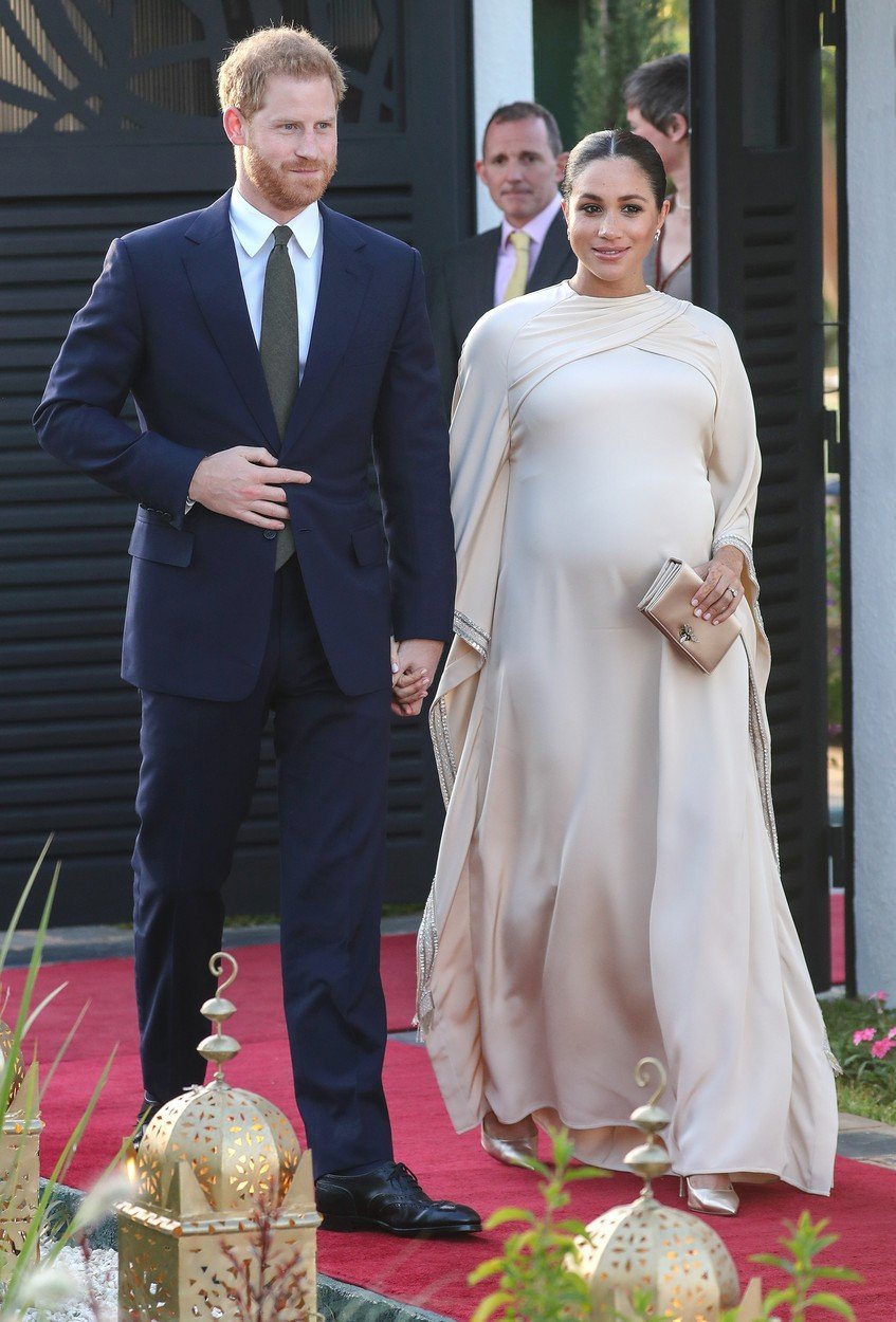 Meghan Markleová s princem Harrym.