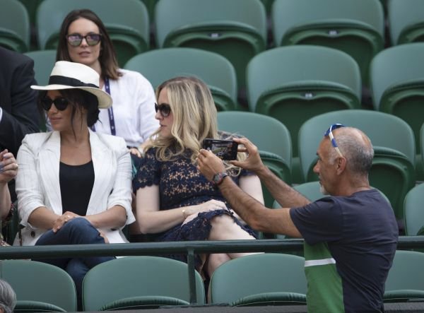 Vévodkyně Meghan na Wimbledonu