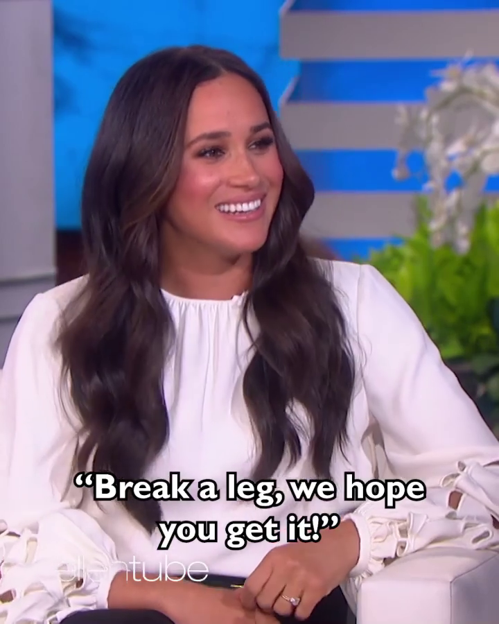 Meghan Markle u Ellen odhalila své „praštěné já“.