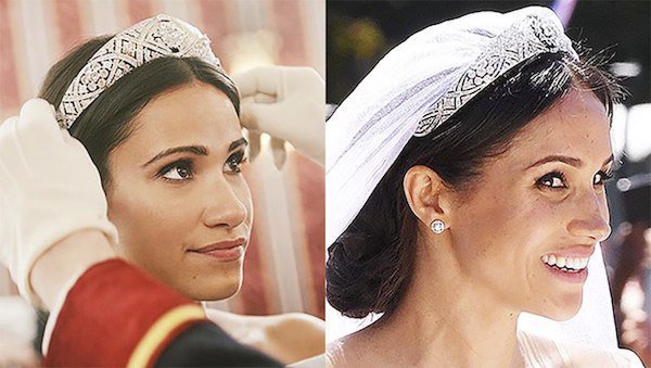 Zejména z některých úhlů je herečka Tiffany Smithová vévodkyni Meghan velmi podobná