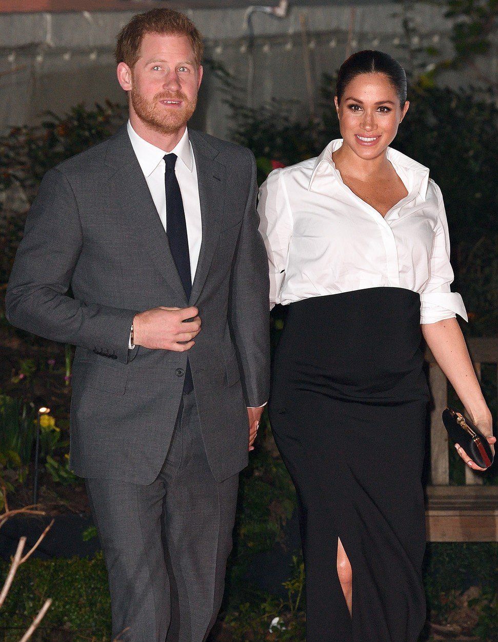 Těhotná vévodkyně Meghan a princ Harry.