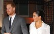 Meghan zářila na předávání cen válečným veteránům v černobílé kombinaci