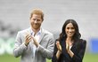 Meghan Markleová s princem Harrym.