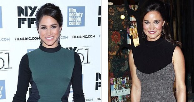 Meghan Markle a Pippa Middleton by mohly být sestry.