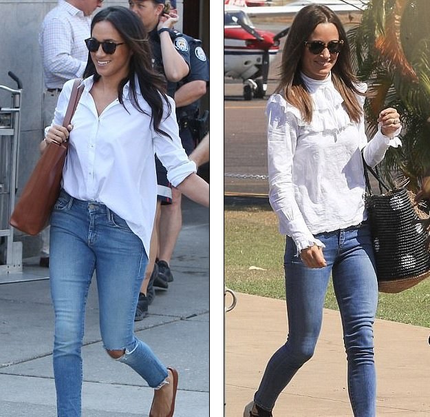 Meghan Markle a Pippa Middleton by mohly být sestry.