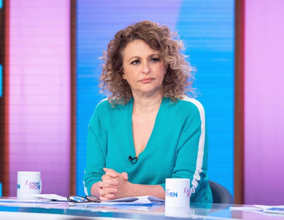 Nadia Sawalha v pořadu Loose Women