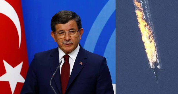 „Ruský letoun sestřelili na můj příkaz,“ přiznal turecký expremiér Davutoglu 