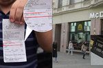 Neuvěřitelný kurz dolaru v McDonald’s na náměstí Svobody v Brně