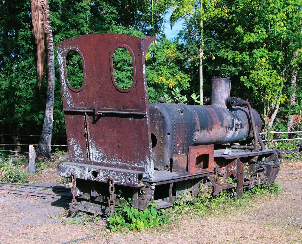 Jediná laoská lokomotiva
