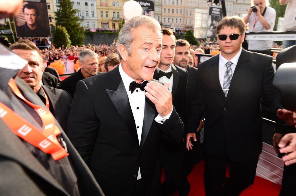 Mel Gibson v Česku