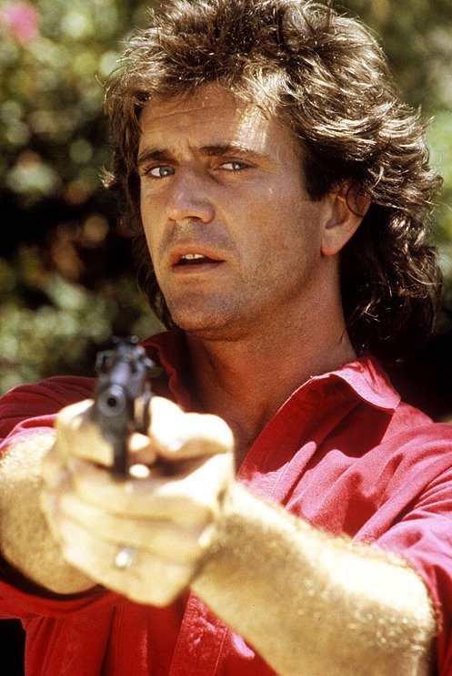 Mel Gibson ve filmu Smrtonosná zbraň (1987)