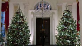 Vánoční výzdoba Melanie Trumpové