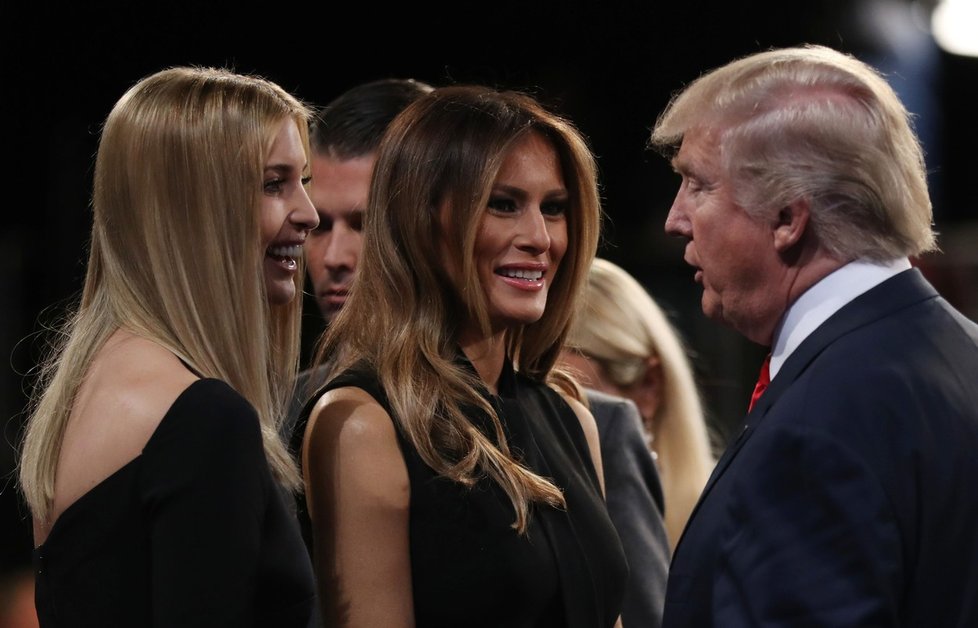 Donald Trump s Ivankou a Melanií