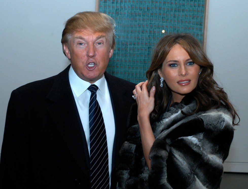 Melania a Donald Trump