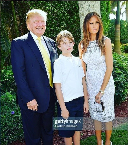 Melania Trump s rodinou