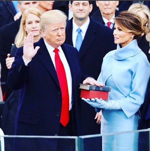 Americký prezident Donald Trump s manželkou Melanií.