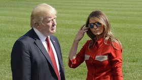 Melania Trump coby první dáma po boku prezidenta USA Donalda Trumpa