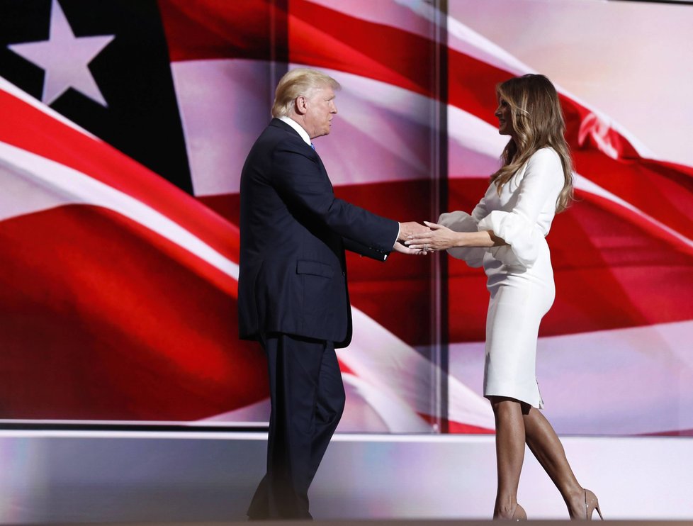 Budoucí první dáma Melania Trump