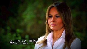 Melania bude v rozhovoru na stanici ABC mluvit o Donaldu Trumpovi a o jeho nevěře