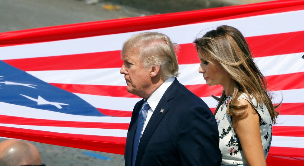 Melania Trump a Donald Trump