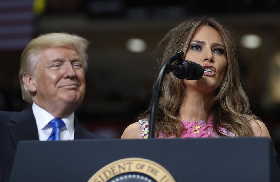 Melania Trump a Donald Trump