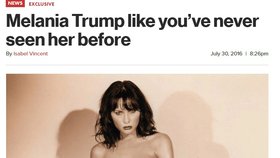 Murdochův NY Post dva dny v řadě tiskne fotky nahé Trumpovy ženy.