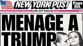 Murdochův NY Post dva dny v řadě tiskne fotky nahé Trumpovy ženy.