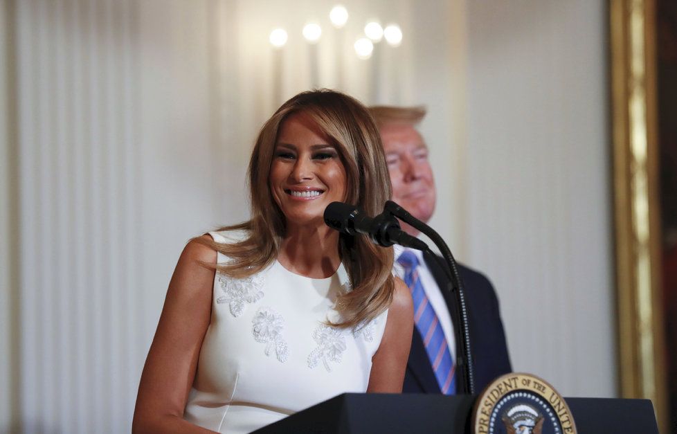 Prezident Donald Trump s manželkou Melanií