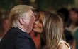 Prezident Donald Trump s manželkou Melanií.