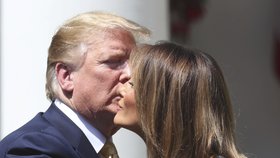 Prezident Donald Trump s manželkou Melanií