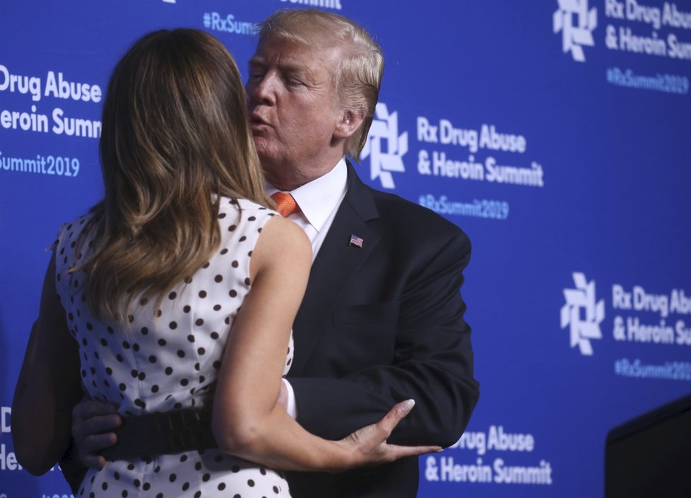 Prezident USA Donald Trump s manželkou Melanií