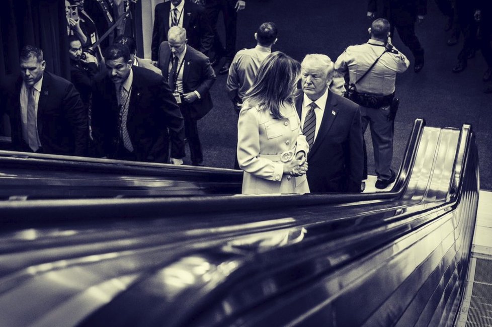 Prezident USA Donald Trump s manželkou Melanií na Valném shromáždění OSN.