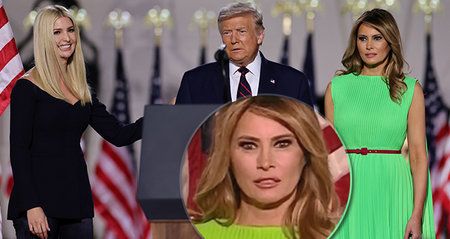 Trumpovy ženy se moc nemusí. Melania směrem k Ivance protočila oči v sloup.