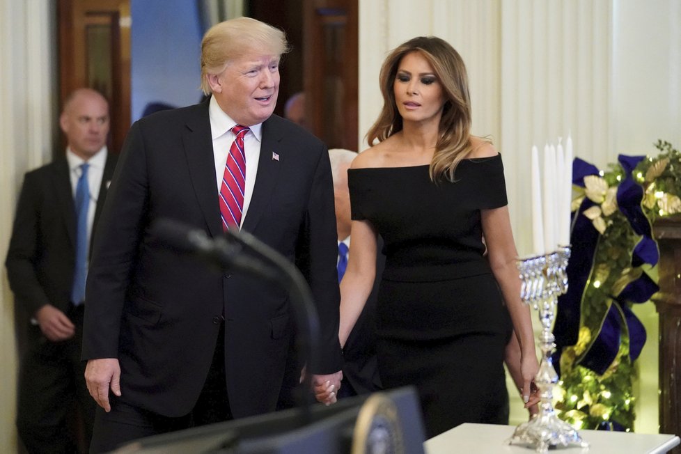 Prezident USA Donald Trump s manželkou Melanií