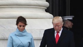 Melania Trump v outfitu od Ralpha Laurena