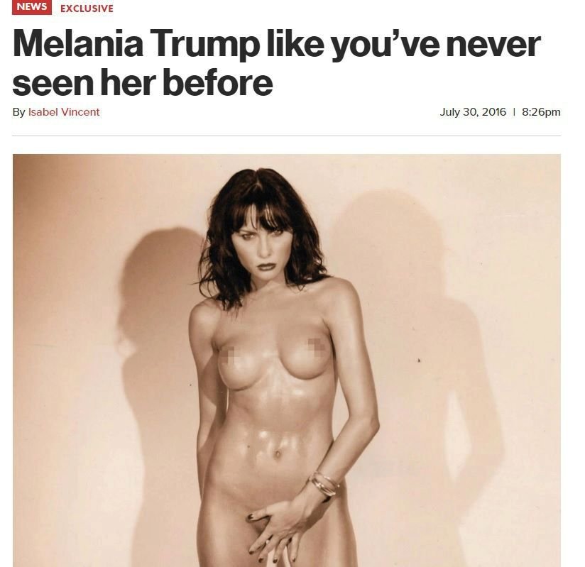 Akt Slovinky Melanie, která se stala první dámou USA, prezidentskou kampaň Trumpa nepoznamenal.