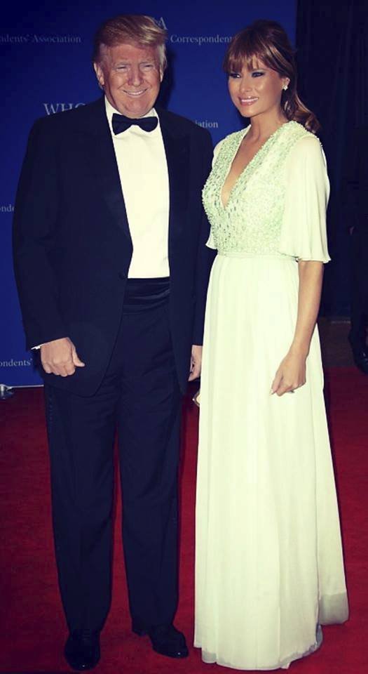 Melania s Donaldem v roce 2015
