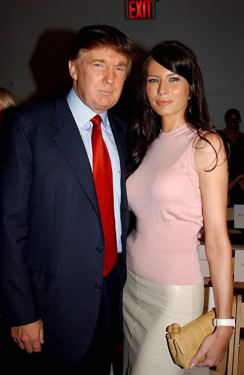 Melania s Donaldem v roce 2003