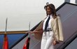 Melania Trumpová během návštěvy Egypta, kde zakončila svou cestu po Africe.