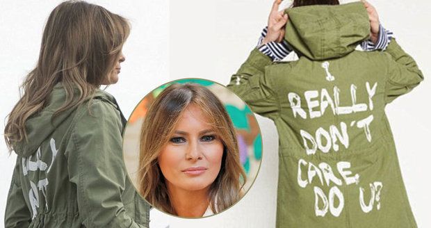 Melania Trumpová to schytala za bundu, ve které letěla za dětmi migrantů