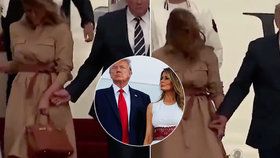 Štítí se Melania Trumpa? ptají se lidé po zhlédnutí videa. Proč odmítla nabídnutou ruku?