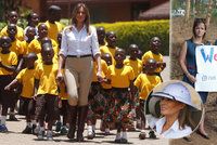 „Afričané ji milují,“ pochlubil se Trump. O protestech proti Melanii na Malawi pomlčel