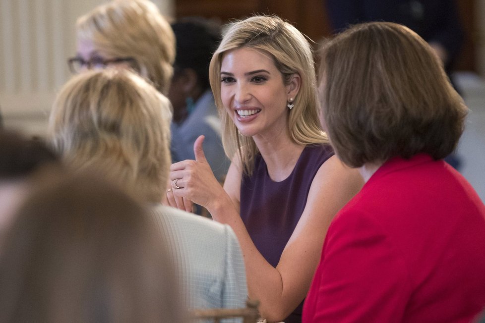 Ivanka Trump na oslavě MDŽ v Bílém domě