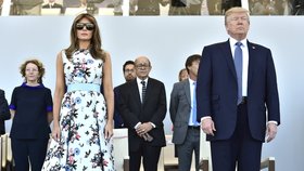 První dáma USA Melania Trumpová v Paříži