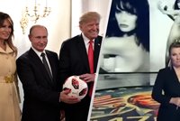 Summit Trump-Putin bez Trumpové: Naštvala Melanii propaganda nahými fotkami?