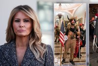 Melania odsoudila peklo v Kapitolu i „obscénní pomluvy“. Končí ministr vnitřní bezpečnosti