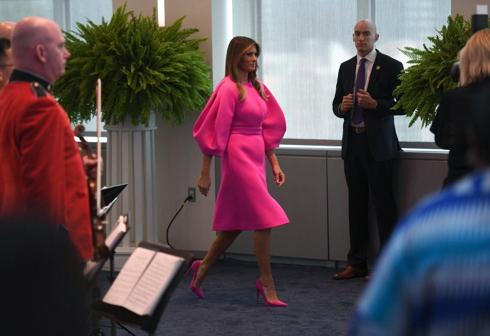 Melania Trumpová přivítala manželky lídrů, kteří dorazili na Valné shromáždění OSN